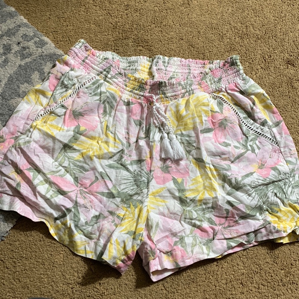 Floral Pink Shorts